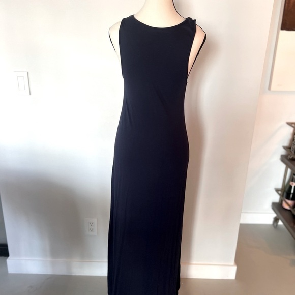 Navy Kensie Dress with Yellow Beading - Picture 4 of 9